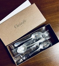 Christofle cucchiaino argenteria set di 3 posate in argento francese 13,5 cm