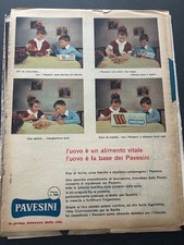 Pubblicità d'epoca reclame stampa pubblicitaria a pagina intera Pavesini
