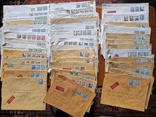 Italia Repubblica. Centinaia di buste affrancate, moltissime con alti valori