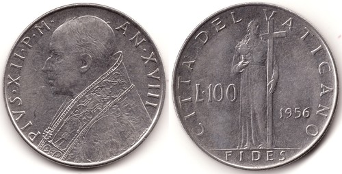 Città del vaticano 100 lire - città,