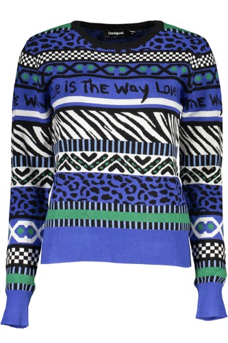Desigual maglia donna blu - maglia,