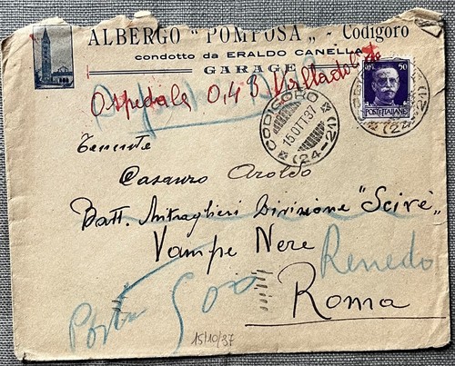 Busta albergo pomposa codigoro - busta,
