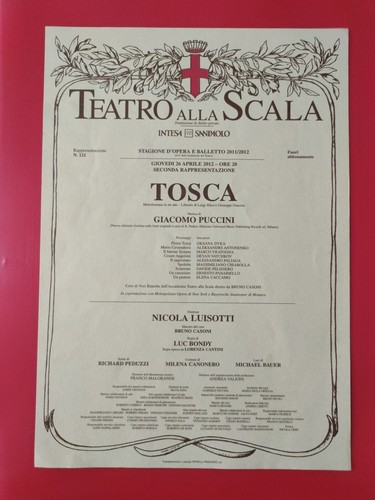 Tosca locandina da - tosca,
