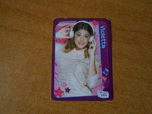 Figurina card violetta - card, ed