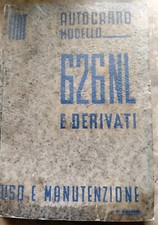FIAT, AUTOCARRO 626NL Uso e