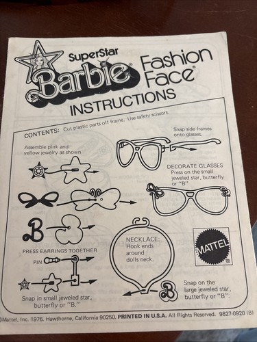 Barbie fashion face - barbie, 1976