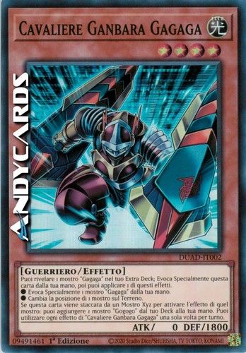 Cavaliere ganbara gagaga - cavaliere, •