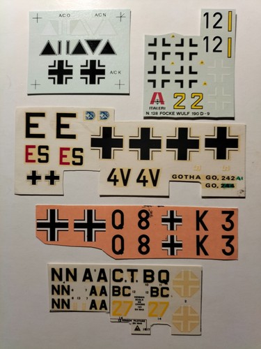 Decals luftwaffe wwii - 1/72,