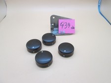 Manopole piano cottura Rex - 4 pezzi- foro 6 mm - nere