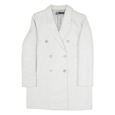 ZARA Cappotto Donna Bianco S