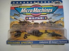 MICROMACHINES IT Collezione Militare 6 Rangers Notturno Art.7000 ULTRA RARE