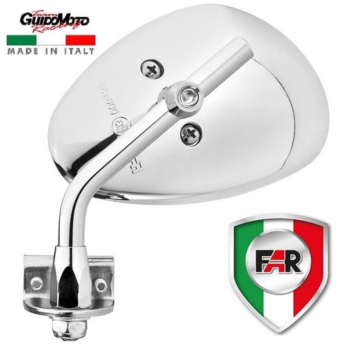 Specchio destro cromato - destro, scudo