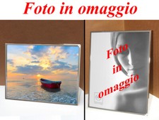 Cornice portafoto 15x20 in silver plated Mascagni Foto in  omaggio M824
