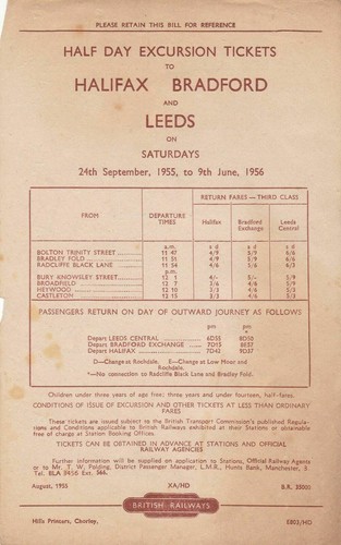 British railways half day - british,