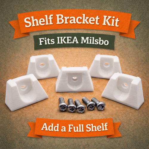 Set supporto mensola ikea - set,