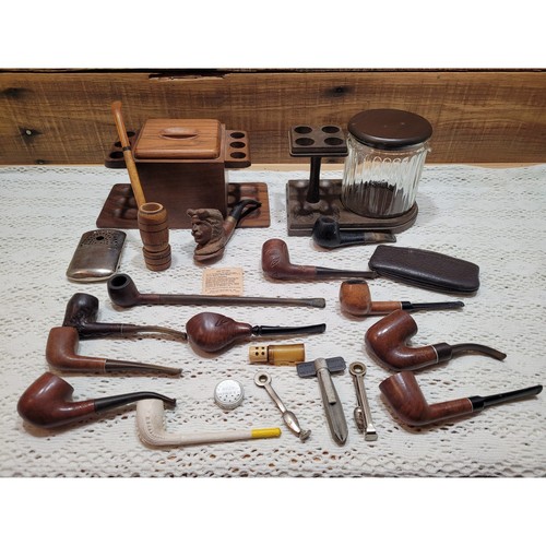 Lotto pipe tabacco vintage con