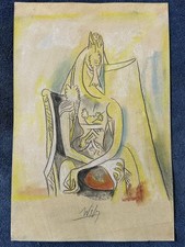 Wifredo Lam disegno e quadro