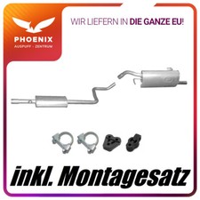 Smart Forfour 1.1 1.3 (dal 01/2004) centrale + silenziatore impianto di scarico