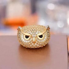 925 Silver Men's Owl Ring