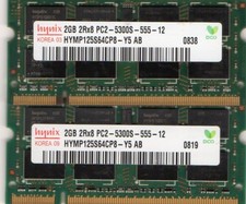 Kit 4 GB 2x 2 GB memoria HP