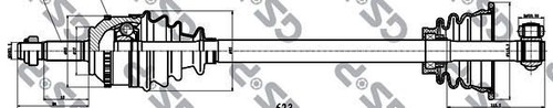 Albero motore 250307 gsp - 250307,