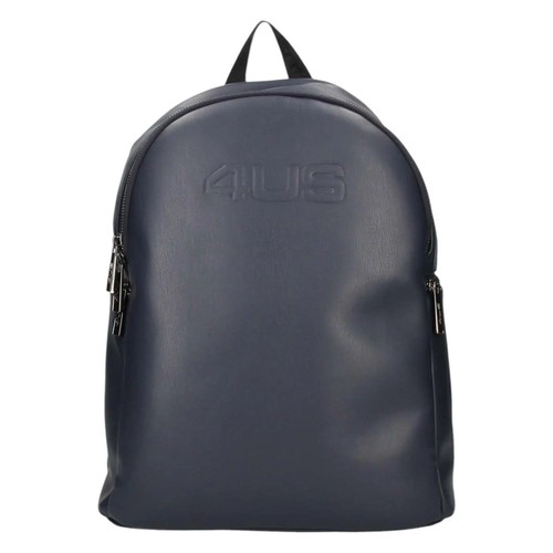 4us zaino blu ecopelle con - in,