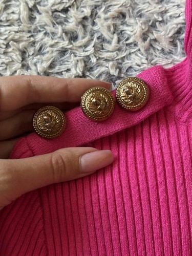 Girocollo donna balmain - balmain, rosa
