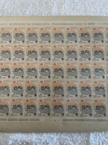 Foglio intero francobolli - foglio,
