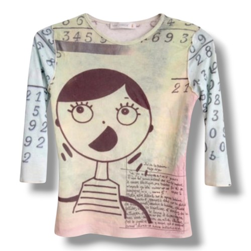 Vintage raro top rete - a, stile