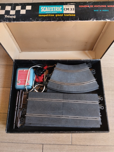 Box pista scalextric tri - pista, tri-ang