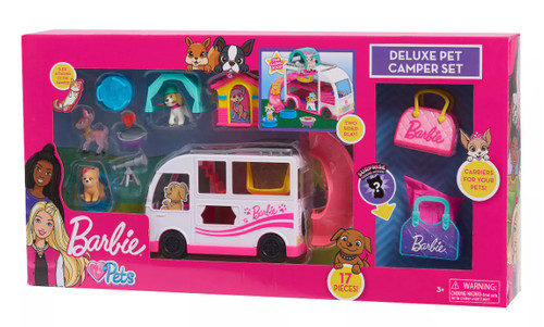 Barbie deluxe pet camper set - barbie,