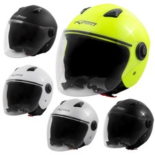 Casco Jet Visiera Scooter Moto Quad Omologato ECE 22