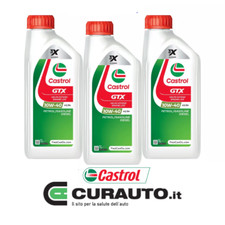 OLIO MOTORE ORIGINALE CASTROL GTX 10W40 BENZINA E DIESEL A3/B4 LT. 3 LITRI SYNTH