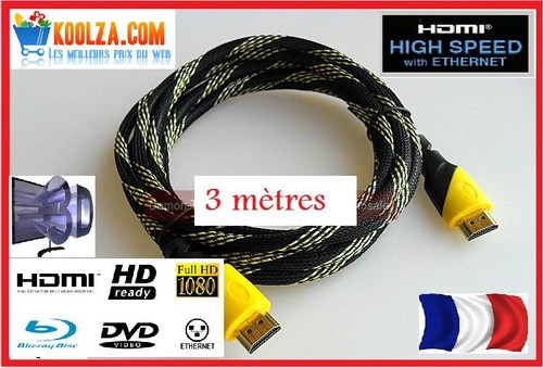 Cable hdmi gold 3m - cable, or