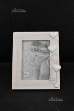 Cornice Portafoto Mascagni Bianca Shabby Cuori 20x25 Cm