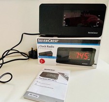 Radio Orologio Crest Argento