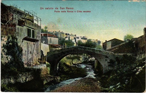 Cpa san remo ponte - della, rocca