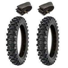 2 COPERTONI 2.50-10 + CAMERE GOMME X MINI MOTO CROSS TASSELLATI RUOTA MINICROSS