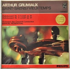 PHILIPS STEREO HOLLAND SAINT-SAENS / VIEUXTEMPS "Violin Concert" SZERYNG LUXUS