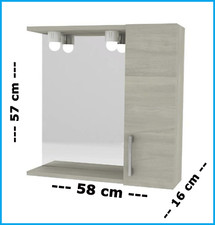 Pensile Bagno con Specchio