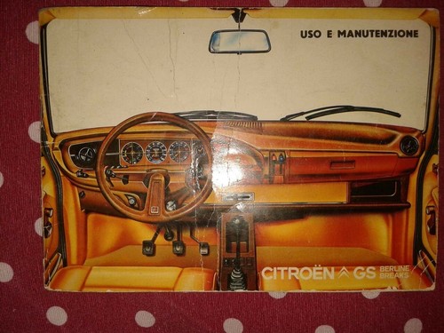 Citroen libretto uso - gs, e