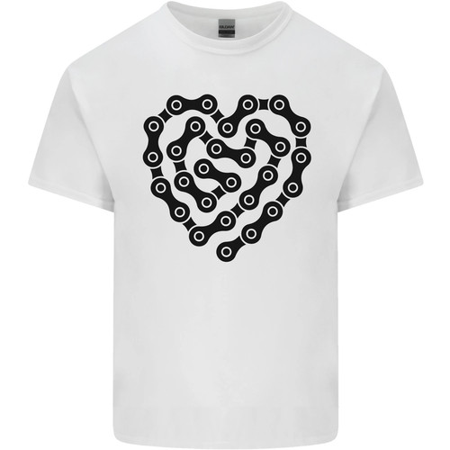 Shirt cuore catena bici - cuore,
