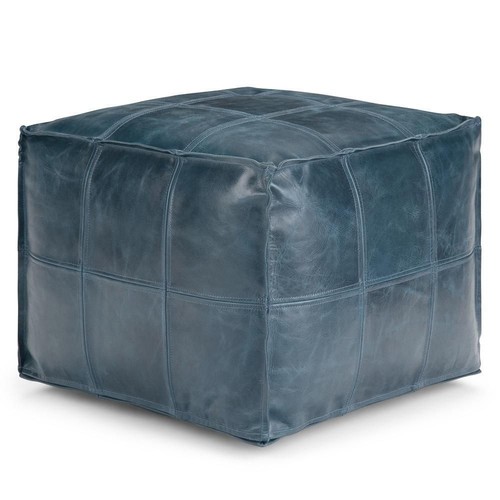 Pouf simplihome manning - pouf, teal