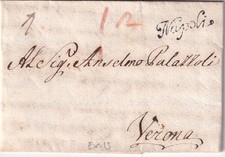 XX307-ANTICA LETTERA DA NAPOLI