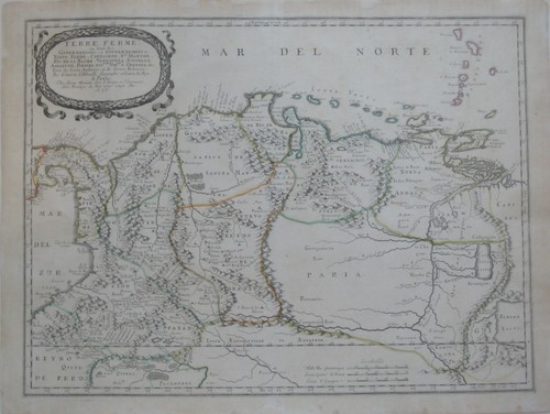 Mappa sanson 1656 originale - mappa,