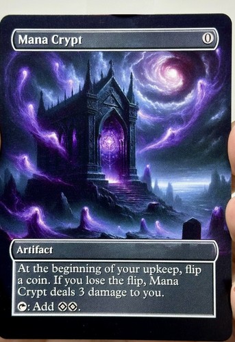 Mana crypt proxy card - card, arte