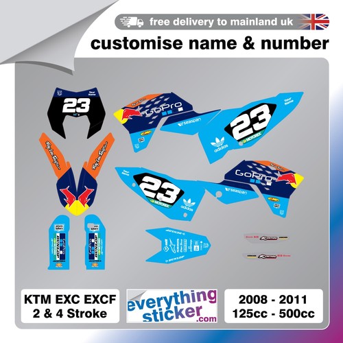 Kit grafica completa ktm exc - grafica,