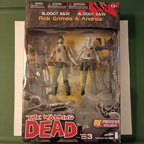 The walking dead bloody w - the, b&w