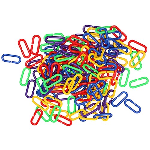 100 pezzi catena plastica link - pezzi,