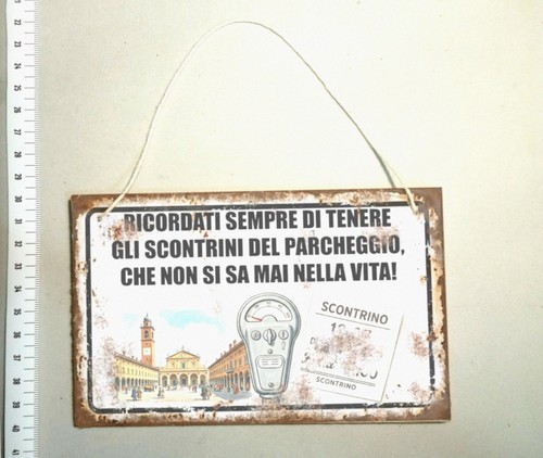 Targa meme parcheggio